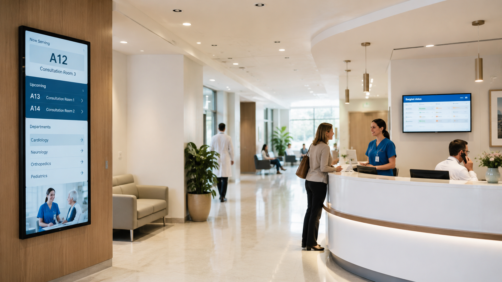 Healthcare digital signage in medical facilities